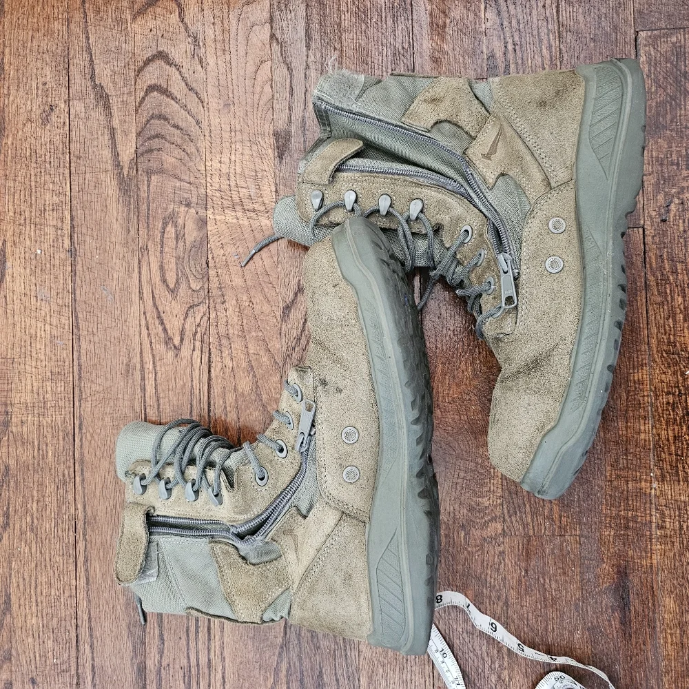 Beleville Khaki Olive Green Combat Tactical Boots‎ Sz 9.5